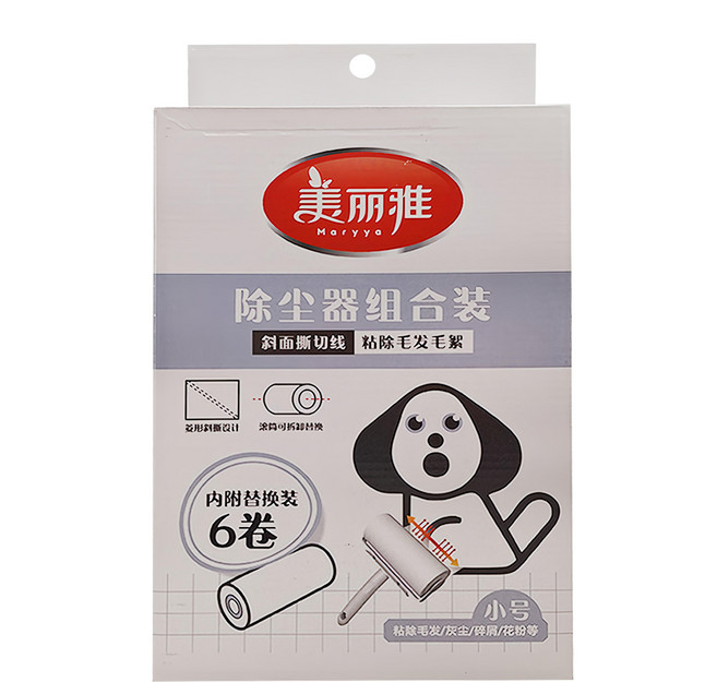 Maryya 美麗雅 除塵黏把組合裝 黏除毛髮灰塵 內附替換裝6卷, 1組