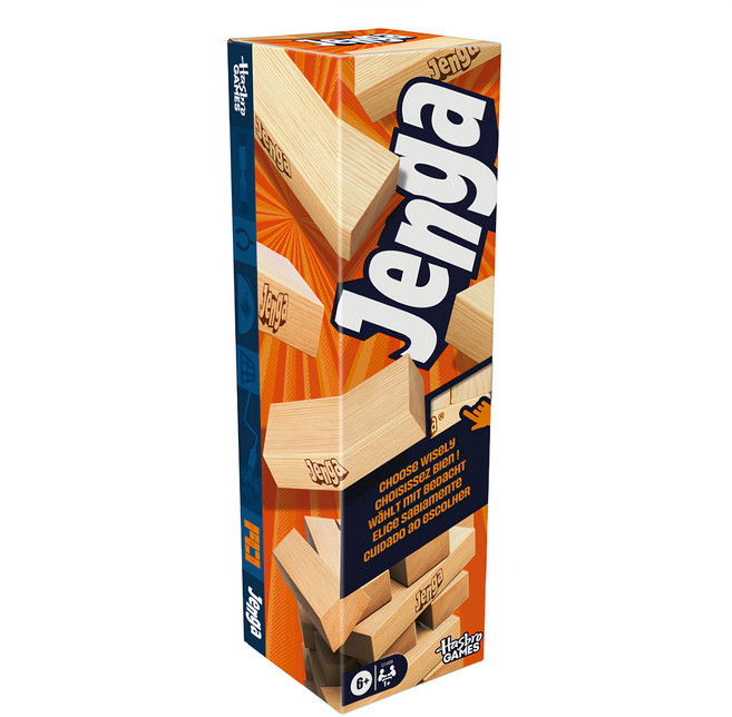 Hasbro 孩之寶 Jenga 層層疊, 1盒, 混和顏色