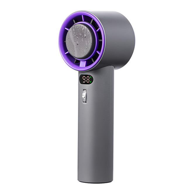 CYKE 手持半導體製冷高速冰敷風扇, WX-637, 灰色
