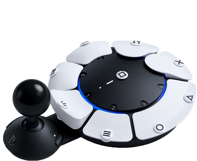 PlayStation PS5 Access 控制器, 黑色 + 白色, 1支
