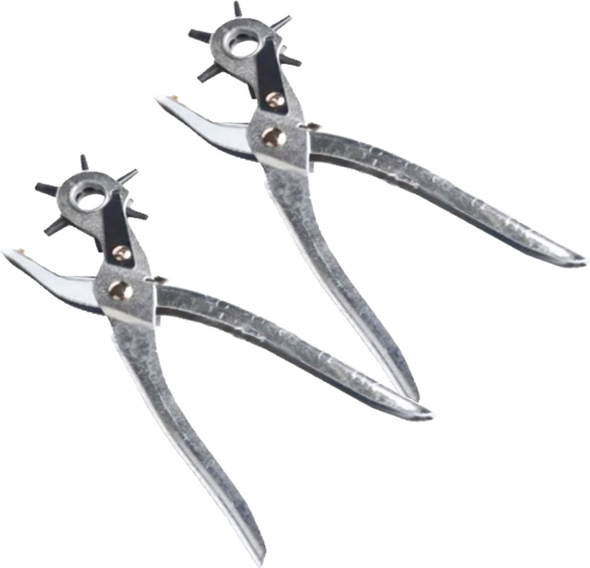 Y554 皮帶打洞器 Set 2個 尺寸 21cm x 8.5cm 碳鋼材質, 銀色