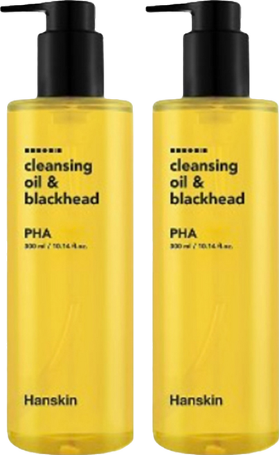Hanskin PHA 去黑頭深層清潔卸妝油 敏感肌適用, 300ml, 2瓶