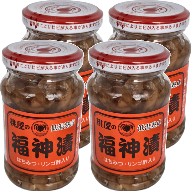 桃屋 福神漬罐, 145g, 4罐
