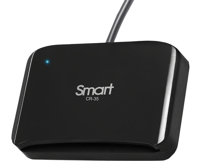 INTOPIC 廣鼎 SMART二合一晶片讀卡器 CR-35 支援晶片卡 Micro SD卡 相容各式晶片金融卡、自然人及工商憑證卡, 黑色, 1個