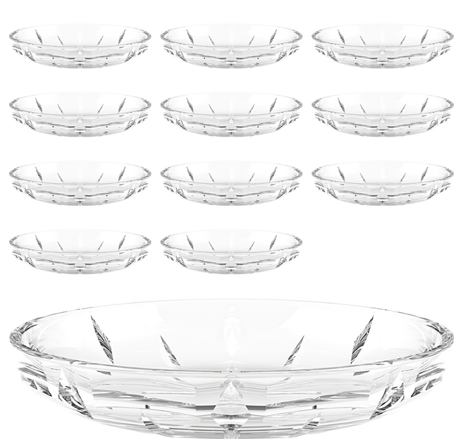 Ocean Reya盤, 透明, 12個