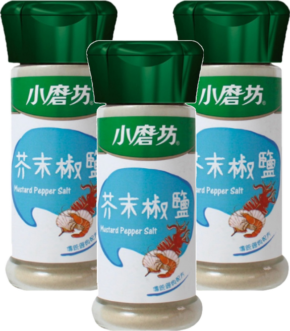 小磨坊 芥末椒鹽, 35g, 3瓶