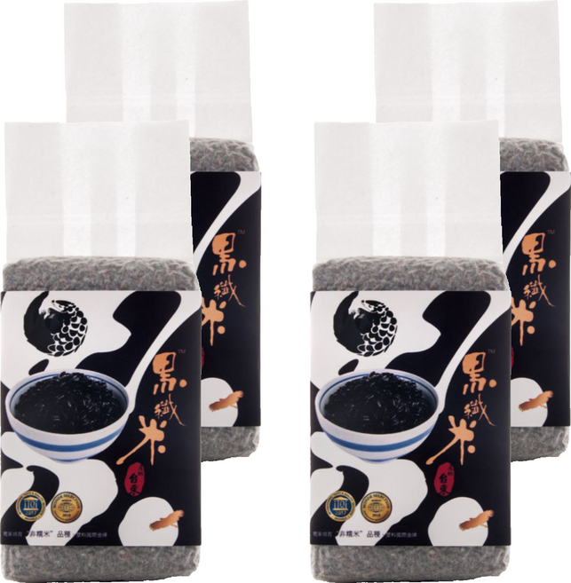 origin 源天然 黑纖米, 500g, 4包