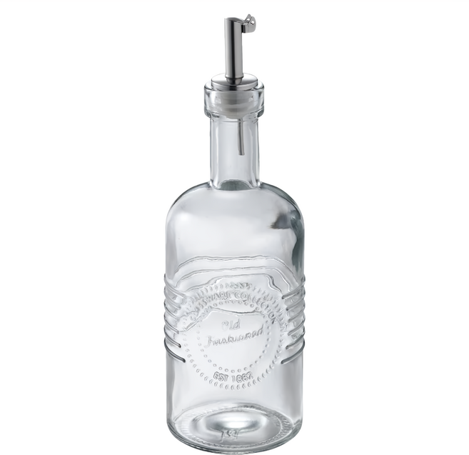 SALUS 佐藤金屬 復古油醋瓶 S, 380ml, 1個