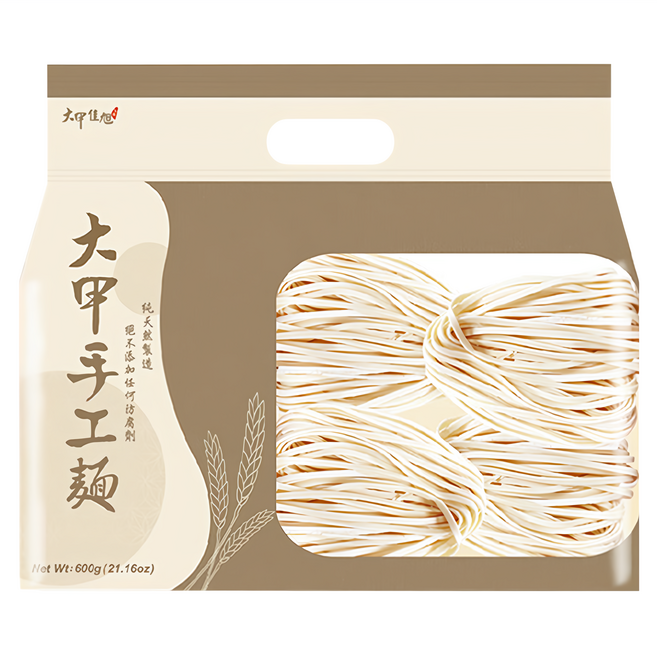 大甲佳旭 大甲手工麵, 600g, 1包