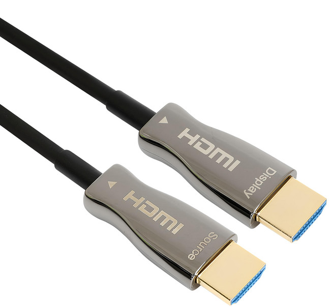 NAEXY HDMI v2.0 混合式光纖電纜 NX-HD20AOC-50M, 1個, 245mm