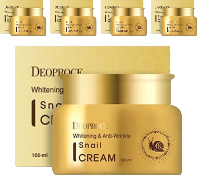 DEOPROCE 迪普詩 蝸牛柔白撫紋精華霜, 100ml, 5件