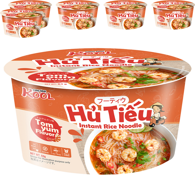 CUNG DINH KOOL 泰式酸辣河粉 84g Q彈滑順, 6入