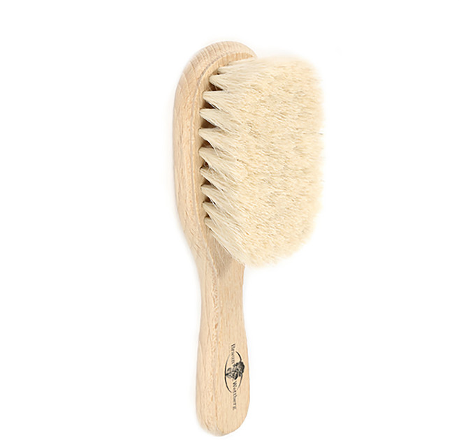 Braun Wettberg 珀薇 德國特長山羊毛嬰兒用髮梳, 櫸木原色, 1個