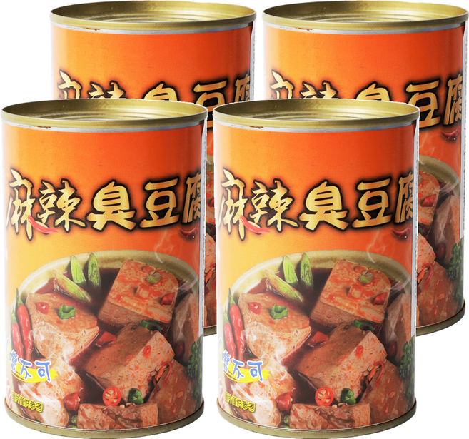 阿進師 麻辣臭豆腐, 800g, 4罐