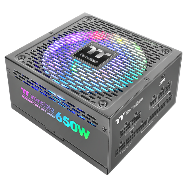 Toughpower GF2 ARGB 650W 金牌 全模組電源供應器 原廠保固, PS-TPD-0650F3FAGT-2, 1個