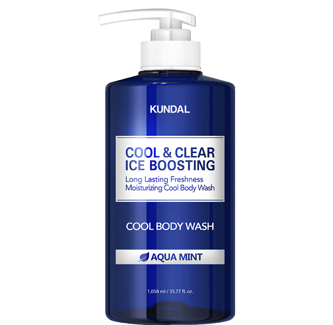 KUNDAL 昆黛爾 酷爽潔淨沐浴露 Aqua Mint, 1058ml, 1瓶