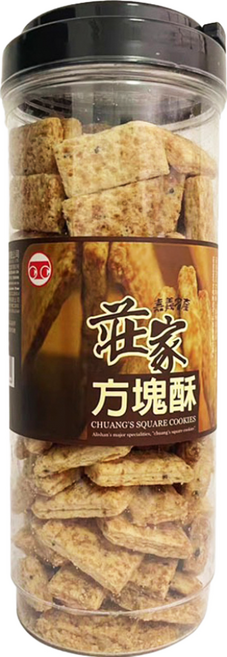 莊家 黑芝麻方塊酥, 5罐, 430g