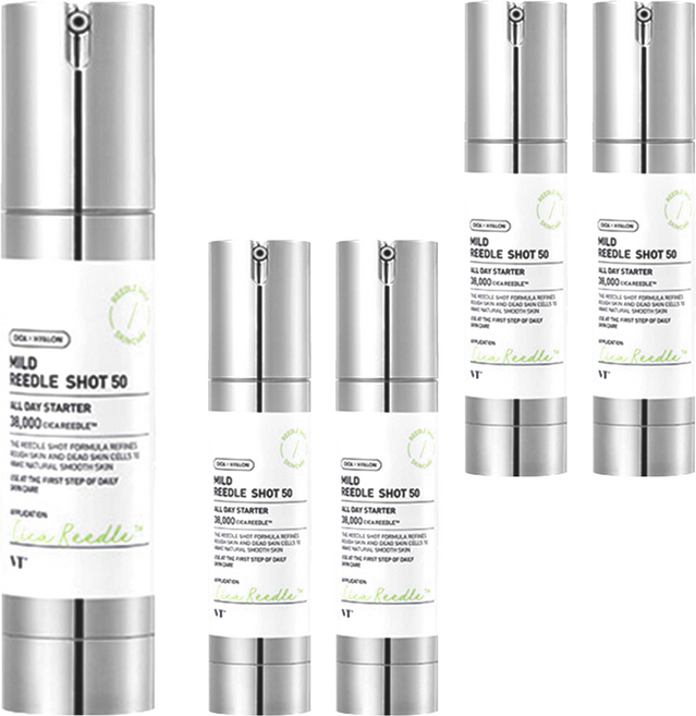 VT COSMETICS 積雪草溫和50微針精華, 50ml, 5瓶