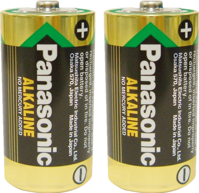 Panasonic 鹼性電池2號, 2顆, 2組