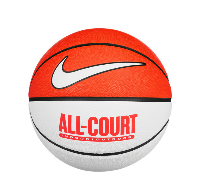 NIKE 耐吉 EVERYDAY ALL COURT 8P 籃球 白色 + 紅色, DO8285-187, 1個