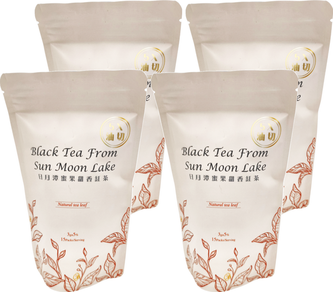 Eii 回回甘製茶 日月潭蜜果甜香紅茶, 3g, 15包, 4袋