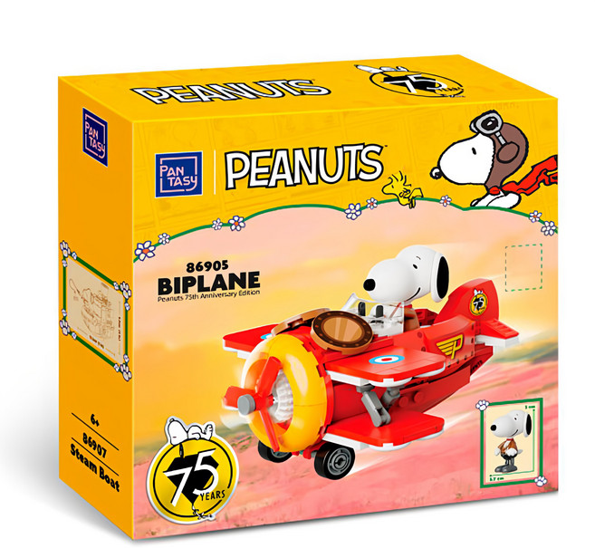 PANTASy 拼奇 史努比 雙翼飛機 86905, 1盒