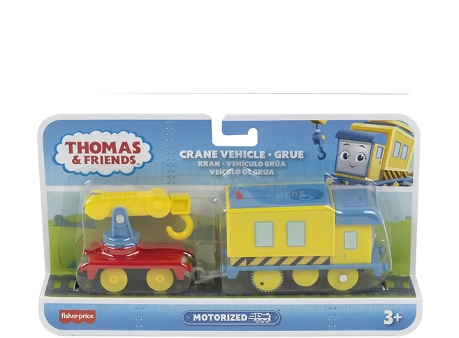 MATTEL 美泰兒 基本小車朋友系列 湯瑪士電動合金火車模型, 多色, 1個