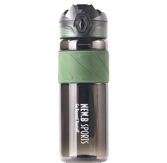 UPSTYLE 星耀運動水杯, 橄欖綠, 1個, 680ml