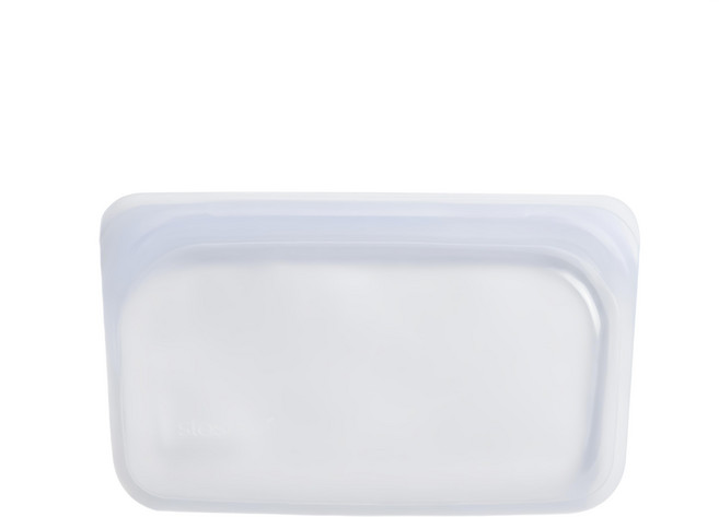 stasher 長形矽膠密封袋 雲霧白 355ml, 19.1 x 12.8 x 17.7cm, 1入, 1個