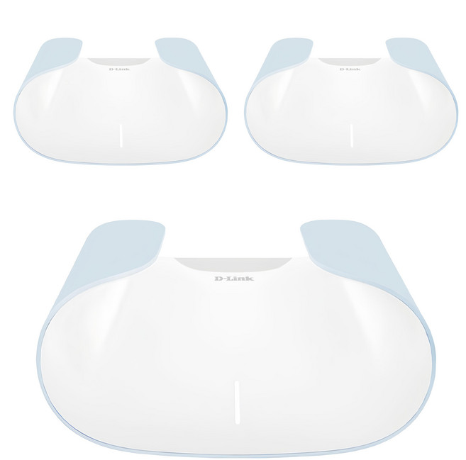 D-Link 友訊科技 M60 AQUILA PRO AI AX6000 Gigabit 雙頻 Mesh WiFi 6 無線網路分享器路由器, 3個