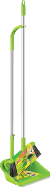 3M Scotch-Brite 百利 輕巧掃把畚斗組, 1組, 綠色