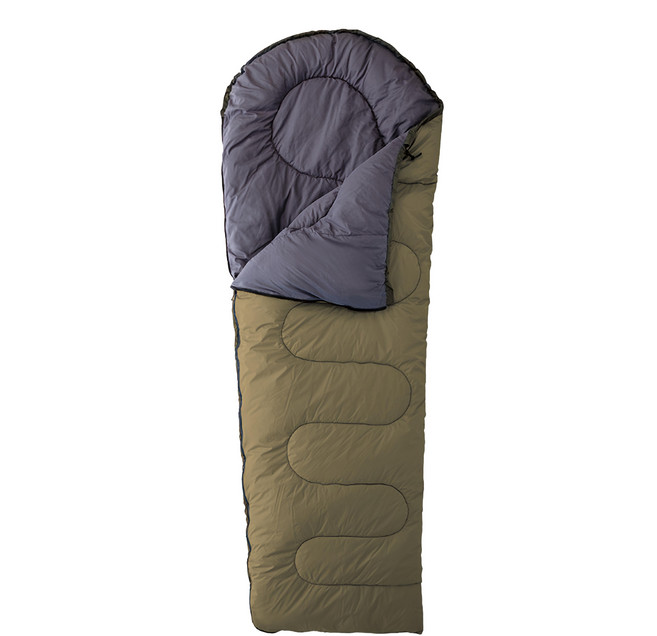 Polar Star 桃源戶外 羊毛睡袋 - 1000g 50%羊毛+50%聚酯纖維 加長220cm 加寬85cm, 軍綠, 1個