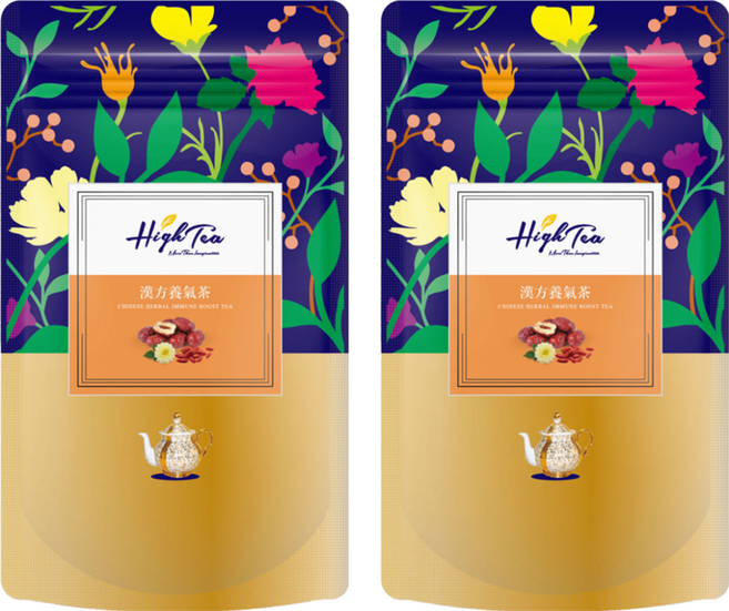 High Tea 伂橙 漢方養氣茶, 5g, 12包, 2袋
