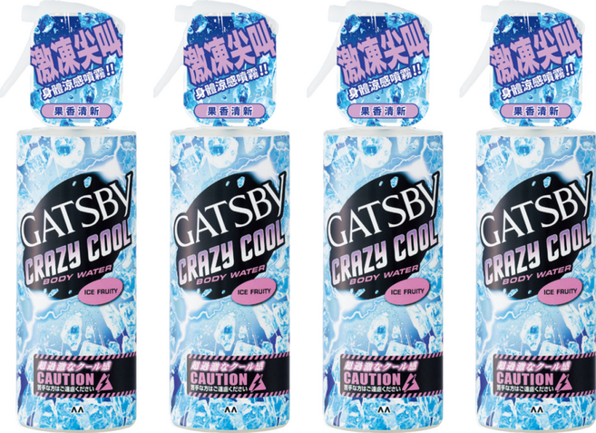 GATSBy 魔法激凍體用噴霧 果香, 170ml, 4件