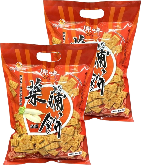 Chiao-E 巧益 菜䔕餅, 147g, 2袋