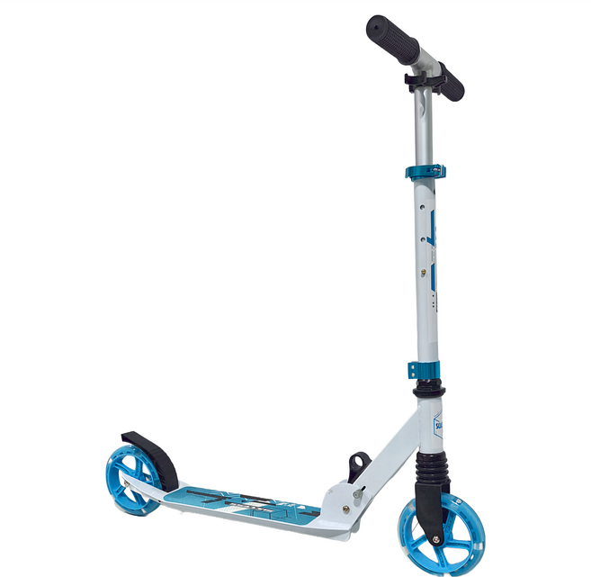 SUCCESS 成功 折疊輕巧滑板車 大輪 限重75kg 鋁/鐵/聚丙烯/聚氨酯/橡膠, 藍色, 1組