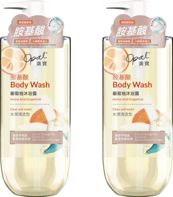 Opal 澳寶 胺基酸沐浴露 葡萄柚 水潤清透型, 800g, 2瓶