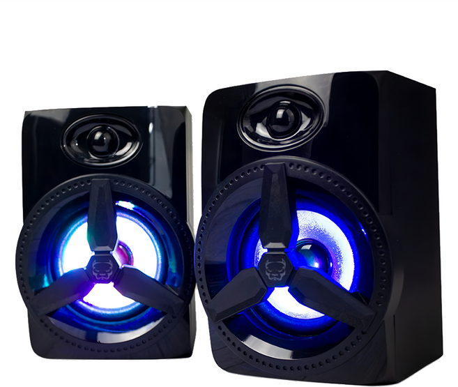 atake AT X10惡霸桌上型多媒體喇叭, F1B-1K-015, 黑色