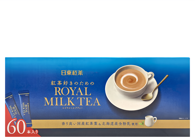 日東紅茶 皇家奶茶經典原味, 14g, 60包, 1盒