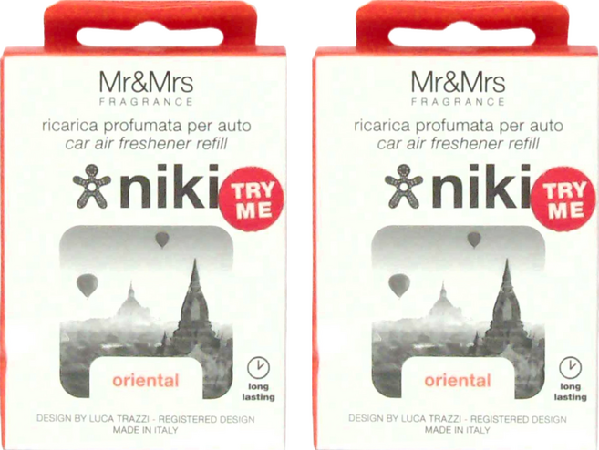 Mr&Mrs FRAGRANCE REFILL NIKI ORIENTAL 香氛片補充包, 2盒, 東方香氣