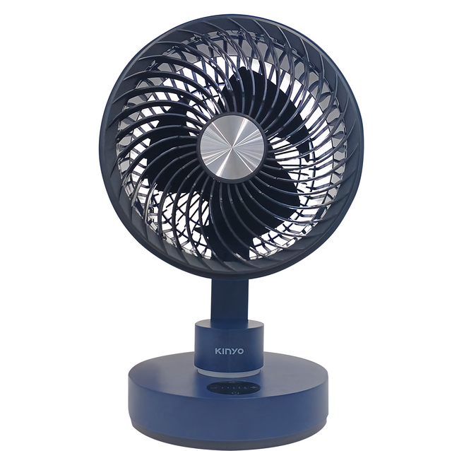 KINYO 無線空氣循環桌扇, UF-7185, 灰色 + 白色