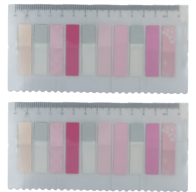 聯科膠黏 閃亮索引貼 櫻花 10色, 200張, 2組