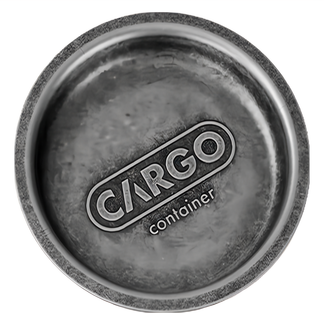 CARGO container 野火雪拉碗蓋盤 小, 鐵灰色, 1個