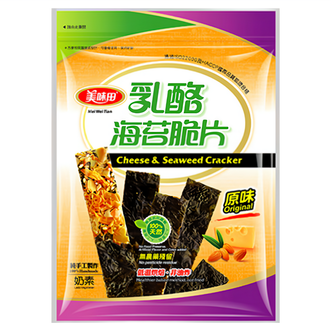 美味田 乳酪海苔脆片 原味, 50g, 1包