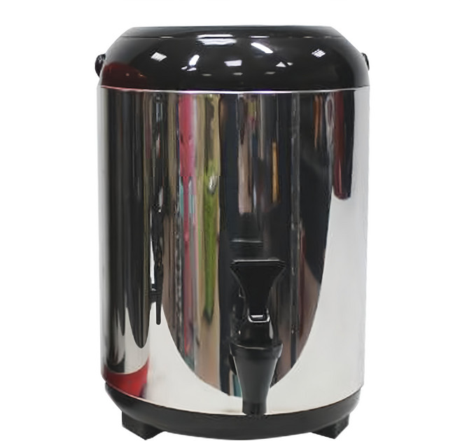 LION 雄獅 不鏽鋼手提保冰溫茶桶 CK-518, 黑色, 8L, 1個