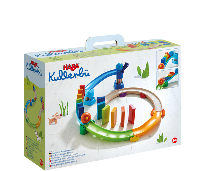 HABA 酷樂比滾球系列, 彩虹骨牌 多色, 1盒
