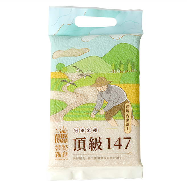 A GOOD BARN 共好糧倉 頂級147白米, CNS一等, 1kg, 1包