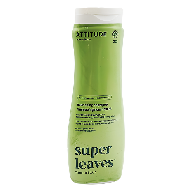 ATTITUDE 艾特優 Super Leaves 滋潤洗髮露, 473ml, 1瓶