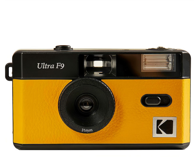KODAK 柯達 復古底片相機 119 x 67 x 44mm 柯達黃 170g, Ultra F9 Film Camera, 1個