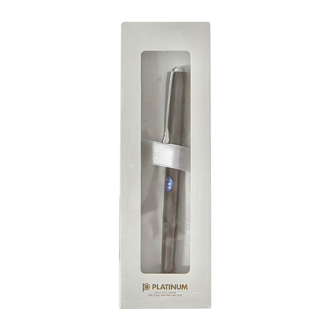 PLATINUM 白金牌 鋼珠筆, 銀色, 1支